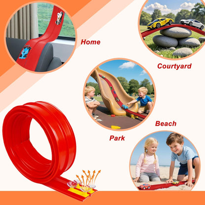 🎁Last Day Promotion 55% OFF🔥🏎️DIY Children's Alloy Car Suction Cup Race Track