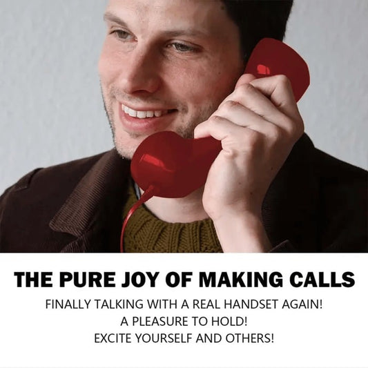 💥Christmas Sale 50% OFF📞Vintage Retro Telephone Handset ✨The most unique Christmas gift! Perfect for music lovers🎄