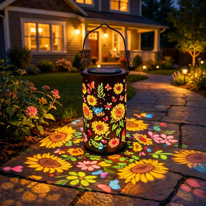 🥳2026 HOT SALE🥳💞50K+ SOLD!🌼💛 50% OFF! Solar-Powered Sunflower Lantern – Warm glow, floral cutouts. IP55 waterproof, works rain or shine. Adds charm to any outdoor space. A lovely gift idea. 🎁🏵️