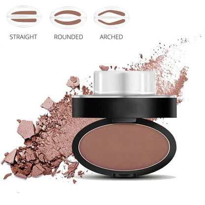 🎁2026 New Arrivals 50% OFF💥Eyebrow Stamp Powder with Brush – Press & go, perfect brows in seconds. Waterproof, 24h wear, no salon needed. A beauty game‑changer! 💄🌸