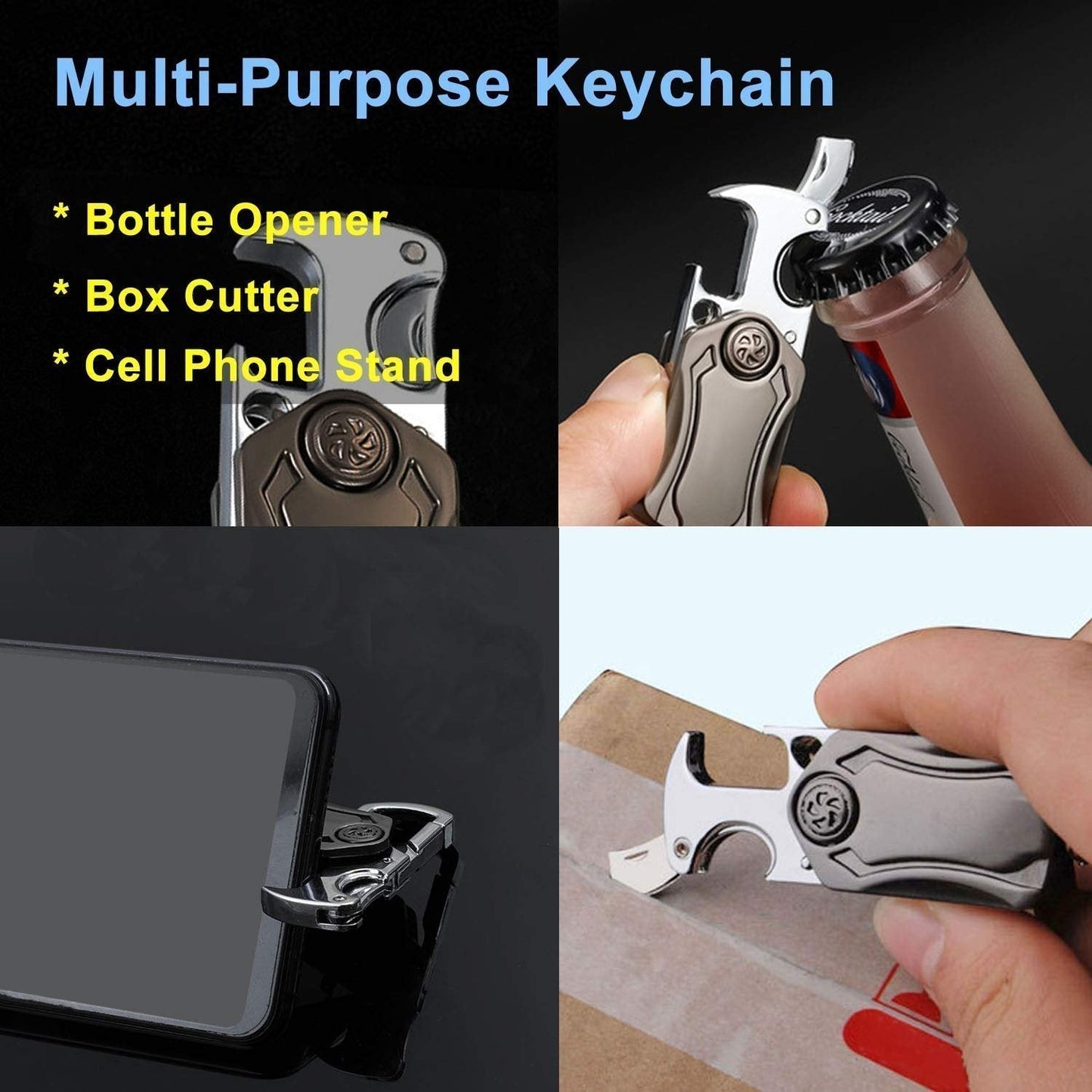 🎁2025 HOT SALE🔥Multifunctional Keychain Corkscrew