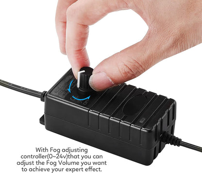 💨 50% OFF NOW! ⚡ 12-LED Ultrasonic Mist Maker Fogger – Creates cool mist & colourful light – Perfect for humidifiers, fountains or Halloween decor – runs quietly in water 💧✨