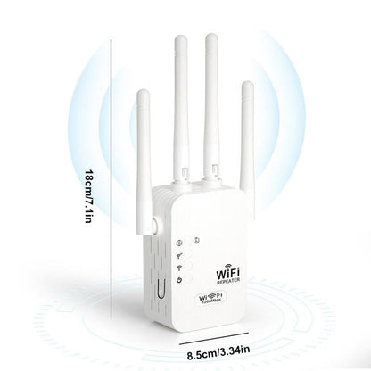 🎉 2026 Sale — Over 51,000 Sold! 📶 1200Mbps Dual Band WiFi Extender – Covers 10,000 sq.ft & 50 Devices 🏡