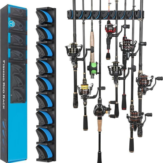 🔥HOT SALE NOW 49% OFF - Wall Mounted Fishing Rod Rack