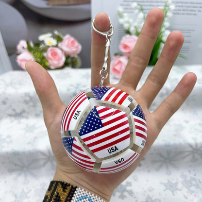 Mini Football Fidget Keychain Stress Relief Toy