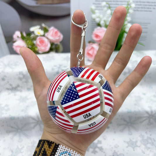 Mini Football Fidget Keychain Stress Relief Toy