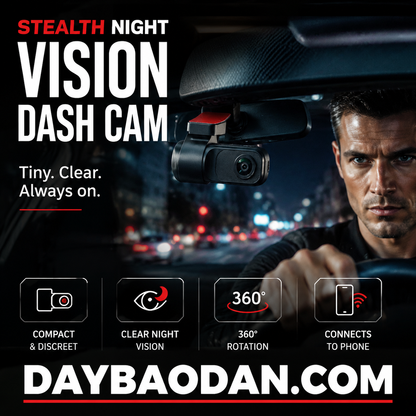 Concealed Dash Cam with Night Vision