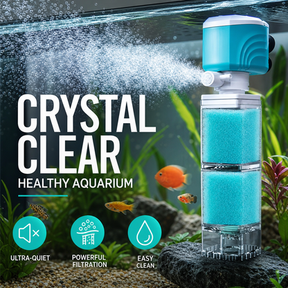 🥳 2026 Best Seller 🥳 Over 50,000 Sold! ⭐🏠 50% Off!💧 Automatic Aquarium Filter System