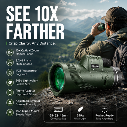 Monocular – 10x magnification