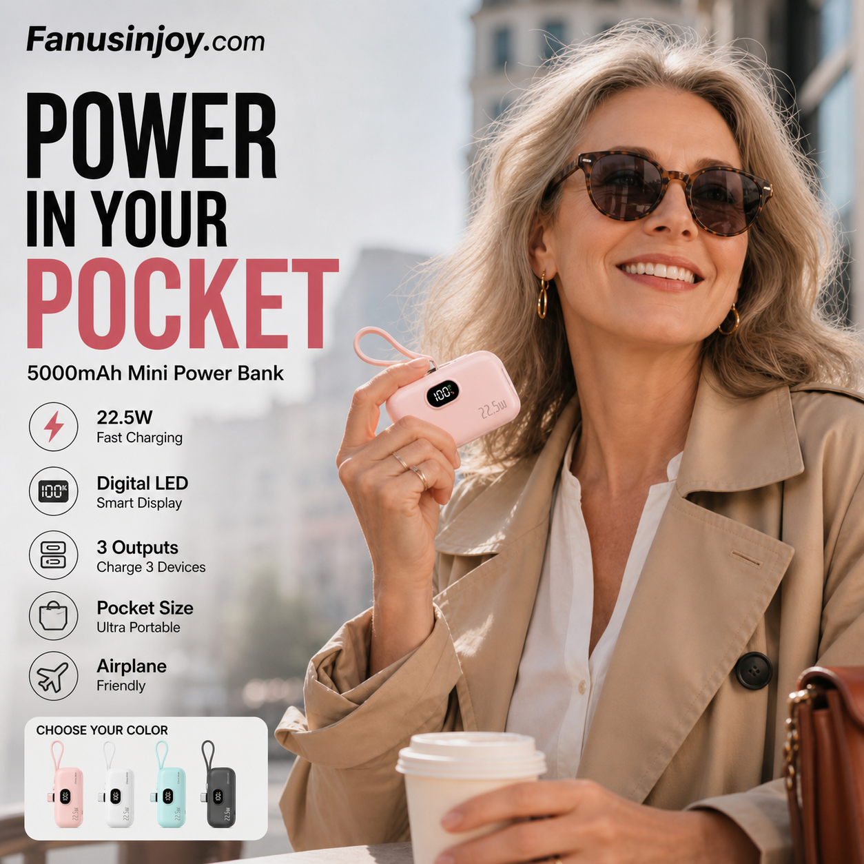 ⏳Time-Limited Special⏰5000mAh Mini Power Bank – Portable, Universal Compatibility 🔋🔌【Limited Offer】