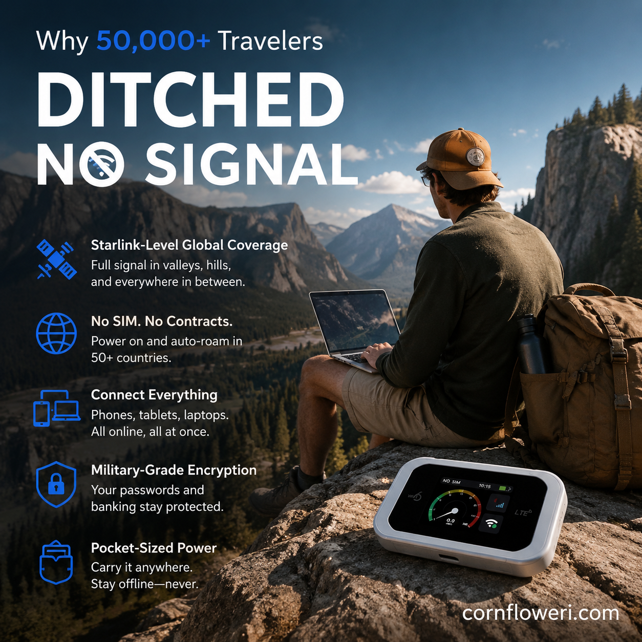 🥳HOT SALE 2026🥳💞50,000+ SOLD!👵❤️  Pocket Wi-Fi compatible with all networks