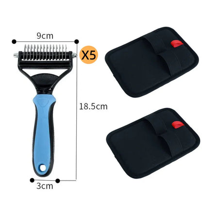 ⏰🔥LIMITED TIME 50% OFF! 🐾 Professional Deshedding Tool for Dogs & Cats – Gentle, Efficient & Fur-Free Home ✨(💖Get 2 Free Pet Grooming Gloves)