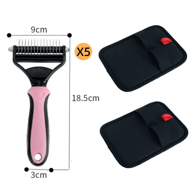 ⏰🔥LIMITED TIME 50% OFF! 🐾 Professional Deshedding Tool for Dogs & Cats – Gentle, Efficient & Fur-Free Home ✨(💖Get 2 Free Pet Grooming Gloves)