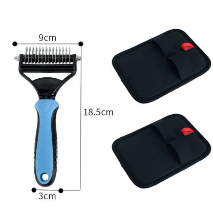 ⏰🔥LIMITED TIME 50% OFF! 🐾 Professional Deshedding Tool for Dogs & Cats – Gentle, Efficient & Fur-Free Home ✨(💖Get 2 Free Pet Grooming Gloves)