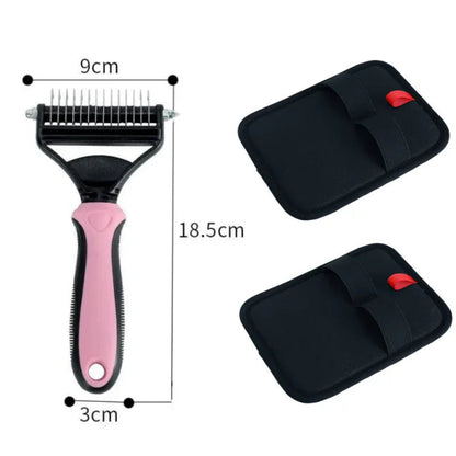 ⏰🔥LIMITED TIME 50% OFF! 🐾 Professional Deshedding Tool for Dogs & Cats – Gentle, Efficient & Fur-Free Home ✨(💖Get 2 Free Pet Grooming Gloves)