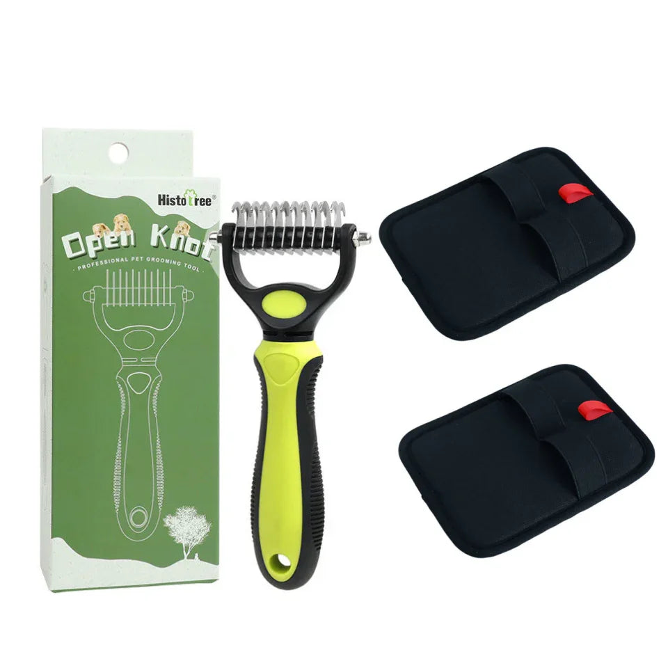 ⏰🔥LIMITED TIME 50% OFF! 🐾 Professional Deshedding Tool for Dogs & Cats – Gentle, Efficient & Fur-Free Home ✨(💖Get 2 Free Pet Grooming Gloves)