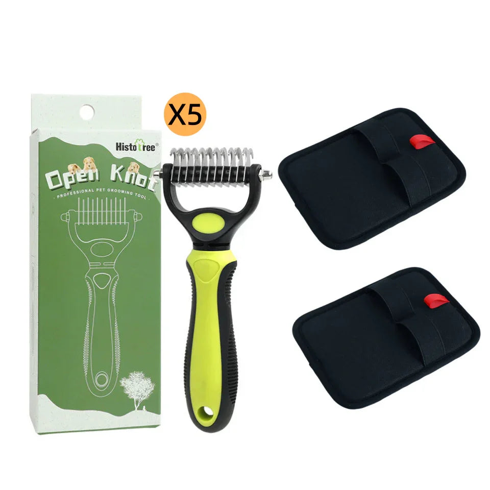 ⏰🔥LIMITED TIME 50% OFF! 🐾 Professional Deshedding Tool for Dogs & Cats – Gentle, Efficient & Fur-Free Home ✨(💖Get 2 Free Pet Grooming Gloves)