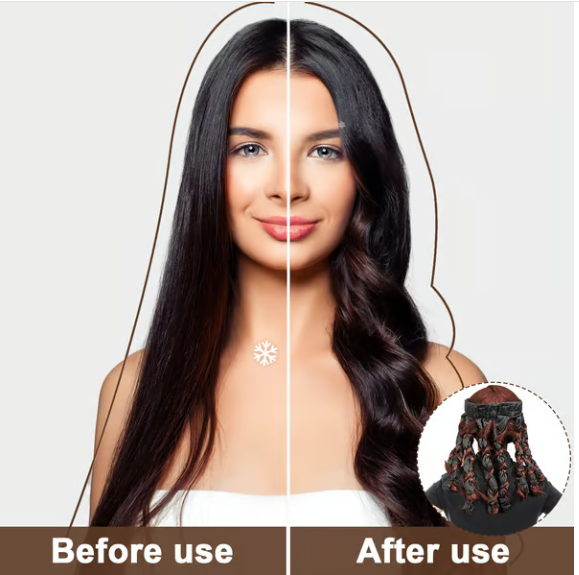 Curl Hair Without Heat Instantly! Octopus Curler Headband