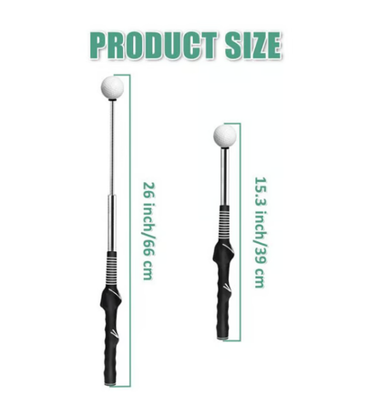 🔥Hot Sale🔥Telescopic club, Retractable Golf Swing Training Aid