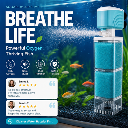 🥳 2026 Best Seller 🥳 Over 50,000 Sold! ⭐🏠 50% Off!💧 Automatic Aquarium Filter System