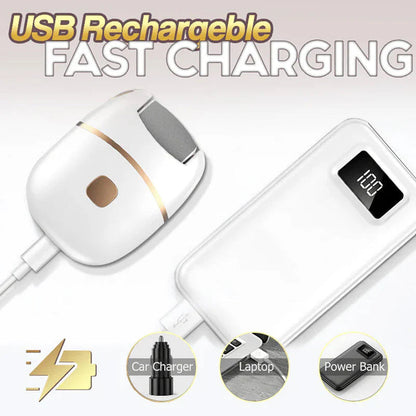 ⏳ Limited-time offer⏳ Rechargeable electric foot file for calluses Two speeds and removable grinding head USB charging Available in four colors