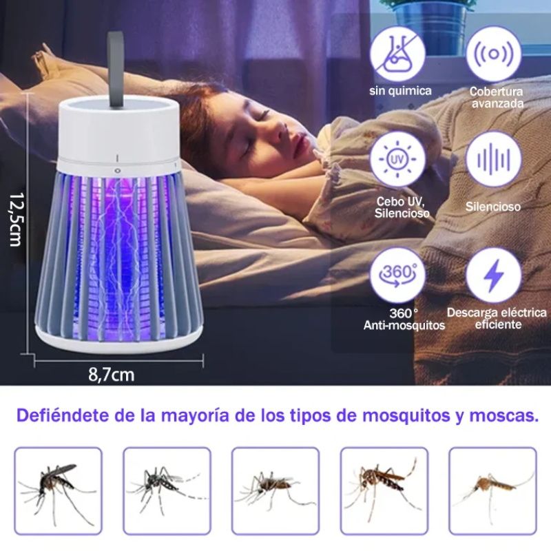 🎯🦟 Zap-X Portable Insect Killer — Indoor & Outdoor Bug Zapper, Fly & Mosquito Trap 🔥⚡ Quiet, UV light, rechargeable. Perfect for patio, camping, or home. Safe & effective. Limited time—shop now!