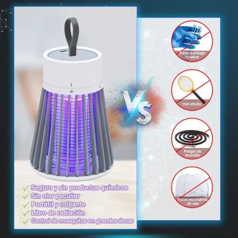🎯🦟 Zap-X Portable Insect Killer — Indoor & Outdoor Bug Zapper, Fly & Mosquito Trap 🔥⚡ Quiet, UV light, rechargeable. Perfect for patio, camping, or home. Safe & effective. Limited time—shop now!