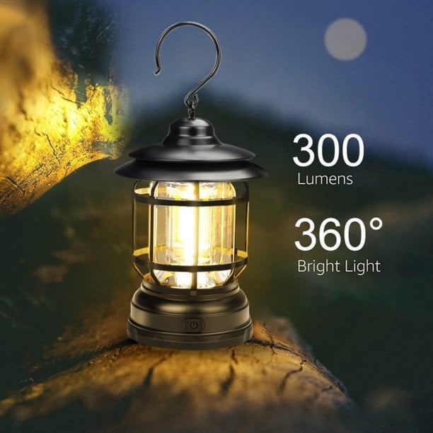 Today Only: 50% Off🎁Rechargeable Portable Rainproof Vintage Camping Lantern