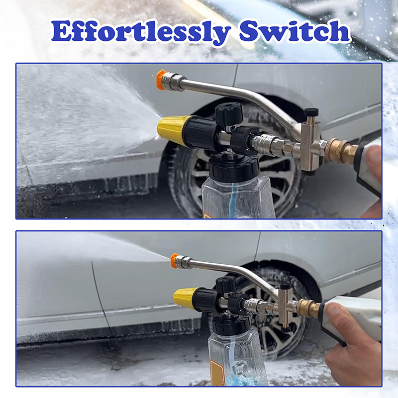 🚗🔥 Dual-Head Foam Sprayer for Car Washing - Thick Foam & Adjustable Nozzle, Perfect for Efficient Vehicle Cleaning ✨