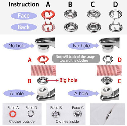 🔥2025 Hot Sale 50% OFF✨Snap Button DIY Craft Kit