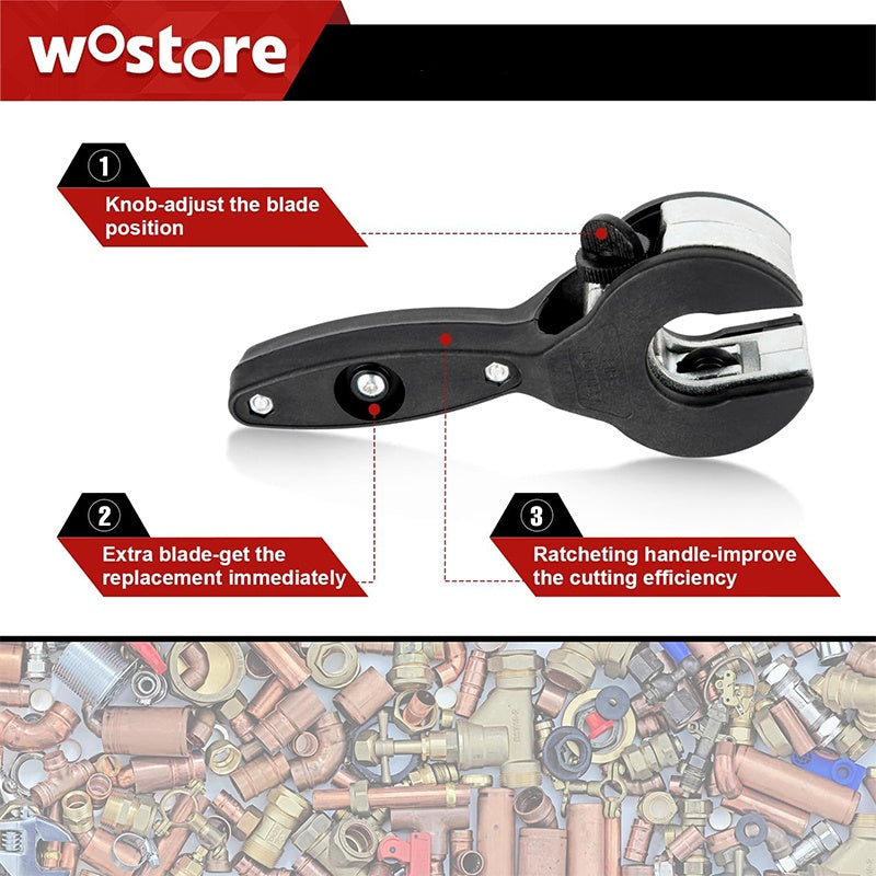 🔥Christmas Limited-Time Offer: 50% OFF!!!🔥Essential tools for the home🛠️ 3-Piece Ratcheting Tubing Cutter Set🔧