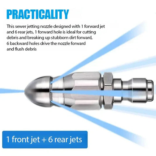 Flash Sale⚡Powerful Pipe Cleaning and Unclogging Nozzle💥