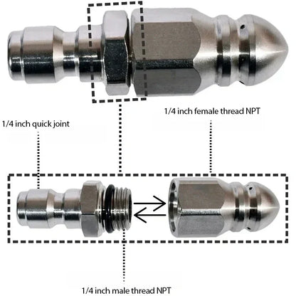 Flash Sale⚡Powerful Pipe Cleaning and Unclogging Nozzle💥