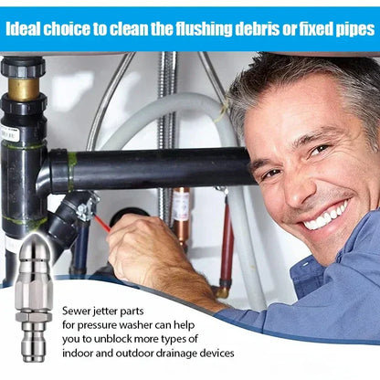 Flash Sale⚡Powerful Pipe Cleaning and Unclogging Nozzle💥