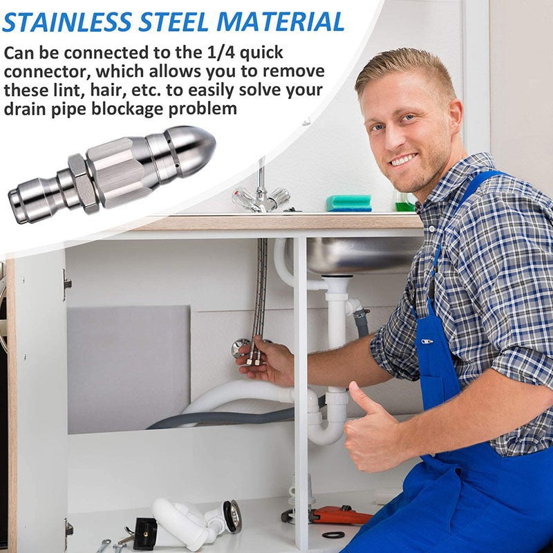 Flash Sale⚡Powerful Pipe Cleaning and Unclogging Nozzle💥