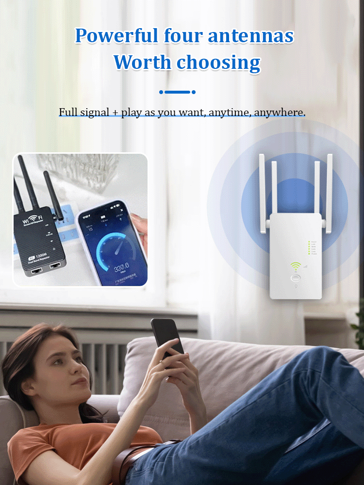 🔥2025 HOT SALE🔥Dual-band WiFi wireless signal device