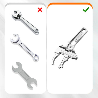 ⏳Christmas Special Offer💥Reversible sink wrench with 6-68mm jaw opening