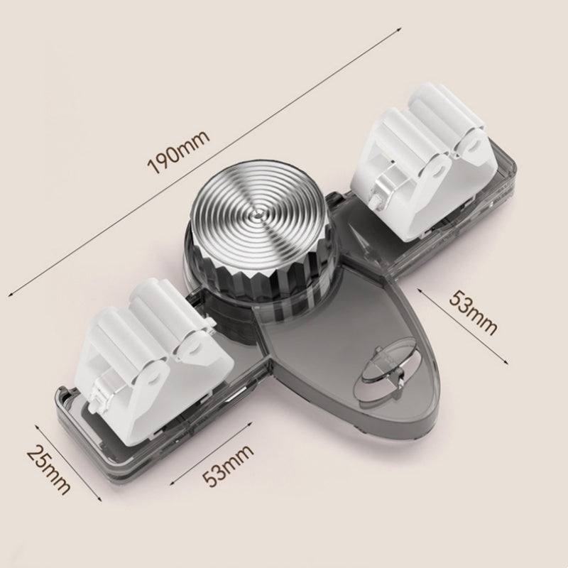 🎁 Hot Sale 50% OFF 🔥Wall-Mounted Self-Adhesive Mop ＆ Broom Gripper Racks