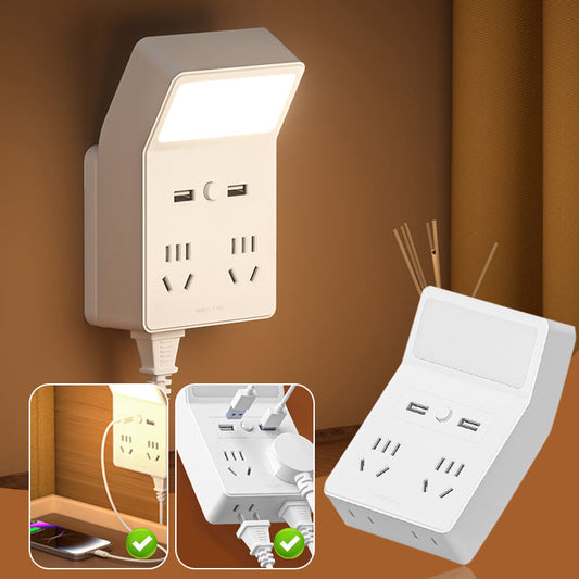 Multi-port Power Plug Adapter with Independent Switch Button
