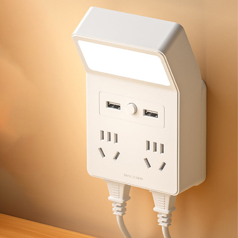 Multi-port Power Plug Adapter with Independent Switch Button