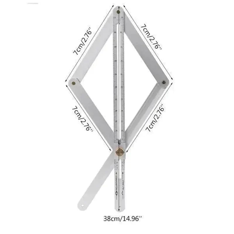 🔥HOT SALE🔥Multifunctional Woodworking Diagonal Ruler