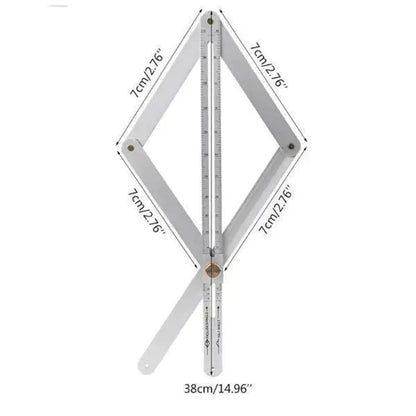 🔥HOT SALE🔥Multifunctional Woodworking Diagonal Ruler