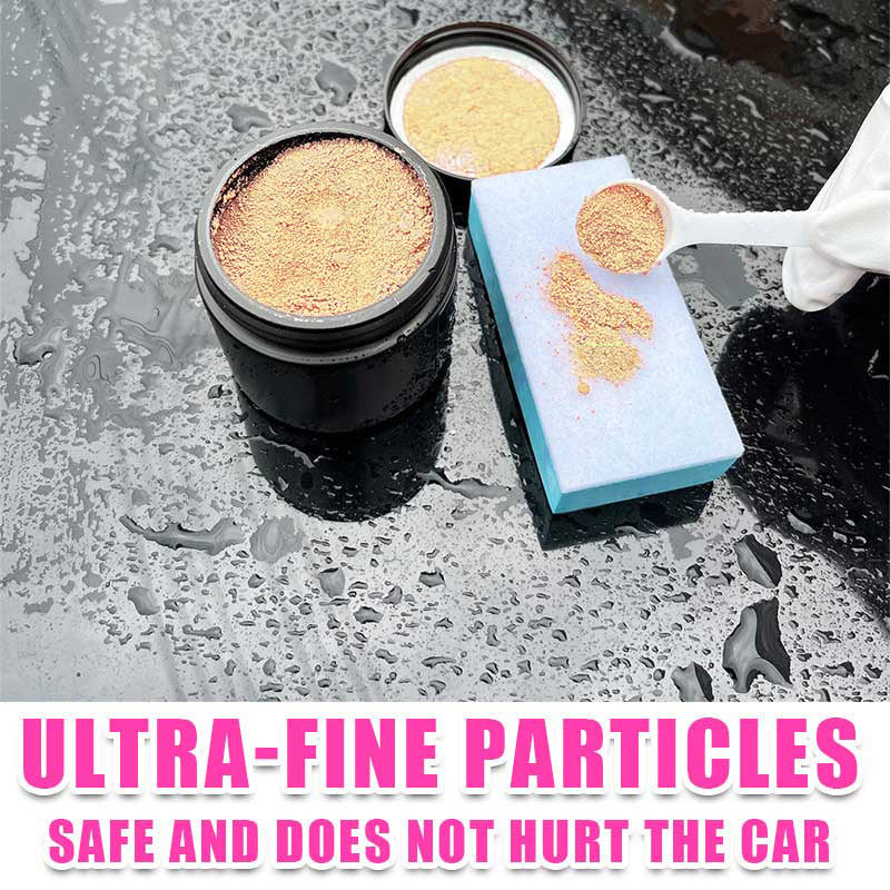 🚗 BUY 1 GET 2 FREE! 💎 CERIUM OXIDE POLISHING POWDER - Professional Glass Scratch Remover, Restores Clarity on Windows & Mirrors, Easy-to-Use Formula with Quick Results ✨🧽