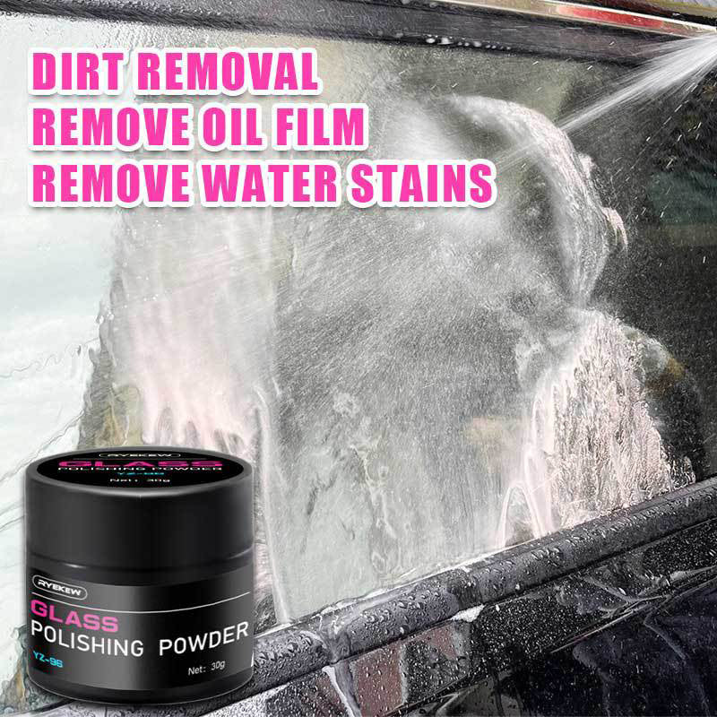 🚗 BUY 1 GET 2 FREE! 💎 CERIUM OXIDE POLISHING POWDER - Professional Glass Scratch Remover, Restores Clarity on Windows & Mirrors, Easy-to-Use Formula with Quick Results ✨🧽