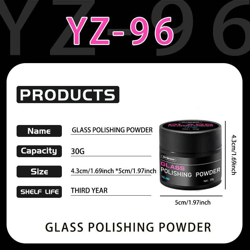 🚗 BUY 1 GET 2 FREE! 💎 CERIUM OXIDE POLISHING POWDER - Professional Glass Scratch Remover, Restores Clarity on Windows & Mirrors, Easy-to-Use Formula with Quick Results ✨🧽