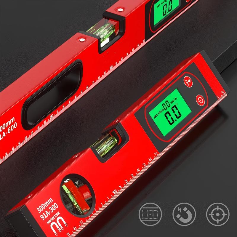 📏🔧 Multi-Function Magnetic Level with LCD Digital Display – High Precision for Construction & DIY ⚡📐 Perfect for framing, plumbing, and angle measurement, ensuring accuracy every time. Easy-to-read screen, durable build, and time-limited special offer!