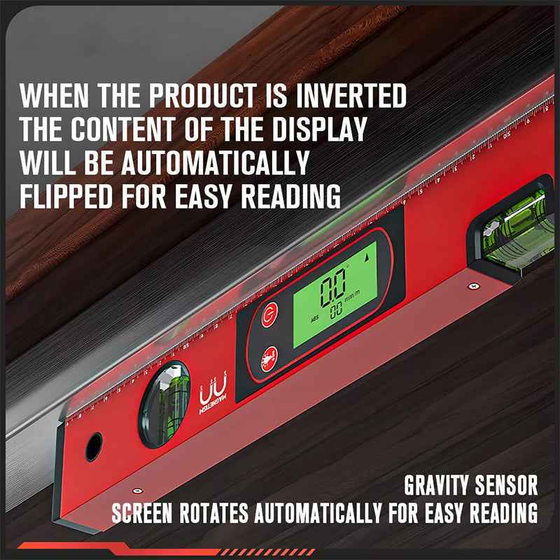 📏🔧 Multi-Function Magnetic Level with LCD Digital Display – High Precision for Construction & DIY ⚡📐 Perfect for framing, plumbing, and angle measurement, ensuring accuracy every time. Easy-to-read screen, durable build, and time-limited special offer!