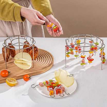 🥩Air Fryer Vertical Kebab Grill + Free Heat Resistant Gloves 🍤