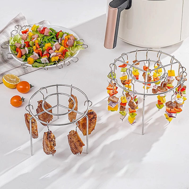 🥩Air Fryer Vertical Kebab Grill + Free Heat Resistant Gloves 🍤