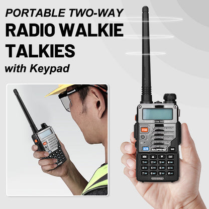 🔥Hot Sale-50% Off🔥Portable Two-Way Radio Walkie Talkies with Keypad—✈️Free Shipping 📦